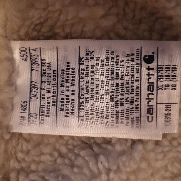 Carhartt Sherpa Wildwood Jacket Size XL - Picture 12 of 13
